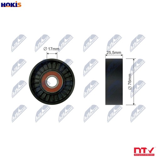 Tensioner pulley vbelt - tensioner,