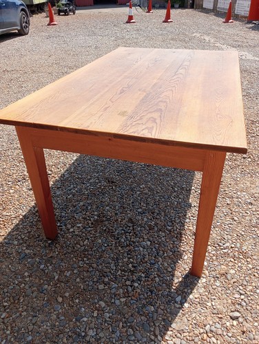 Large pine kitchen table with