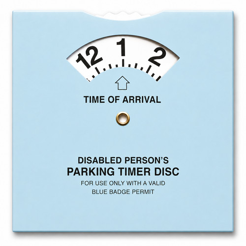 Blue badge protector parking - badge,