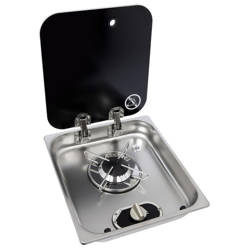 Navy load single hob - single, lid