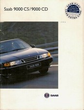 Saab 9000 CS & CD 1993-94 UK Market Sales Brochure Aero Griffin CSE CDE
