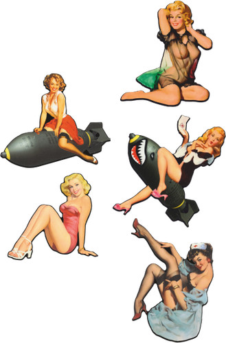 Pinup stickers xxl sexy girl - 5,