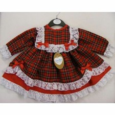 Baby & Girls Red Tartan Dress