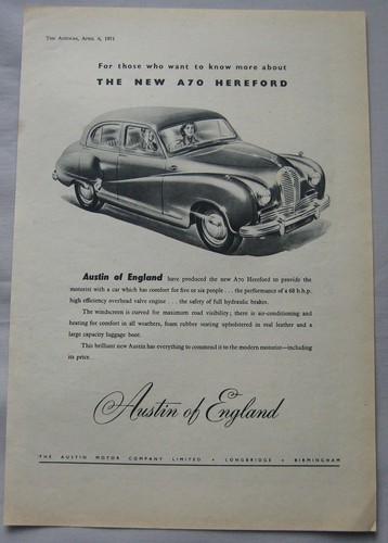 1951 austin a70 hereford - 1951,