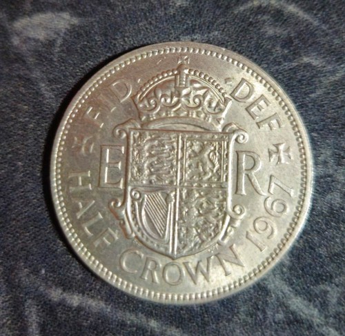1967 half crown elizabeth - crown,,