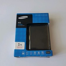 Samsung M3 1TB USB 3.0 Portable Hard Drive - Black - (HX-M101TCB/G)