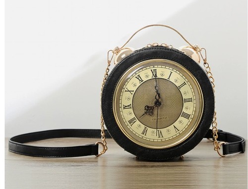 Real clock bag steam punk - clock,