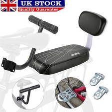 Bicycle Bike Padded Rear Seat Child Kids Safety Back Rest Chair Soft Cushion Set
