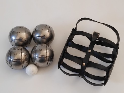 Vintage petanque boules 4 - vintage, x
