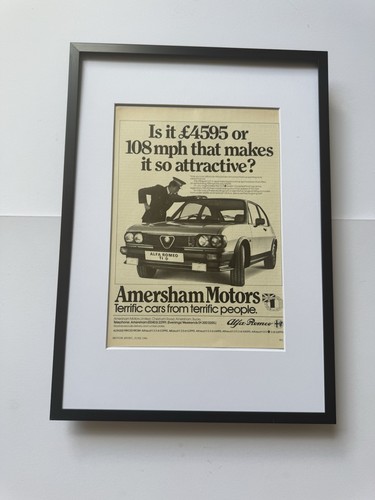 Framed 1984 alfa romeo alfasud - romeo,