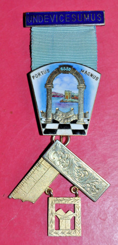 Sterling silver masonic past - sterling,