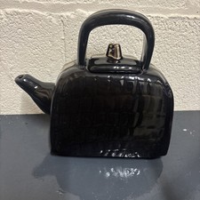 Vintage Richard Parrington TEA BAG Purse Collector’s Teapot England