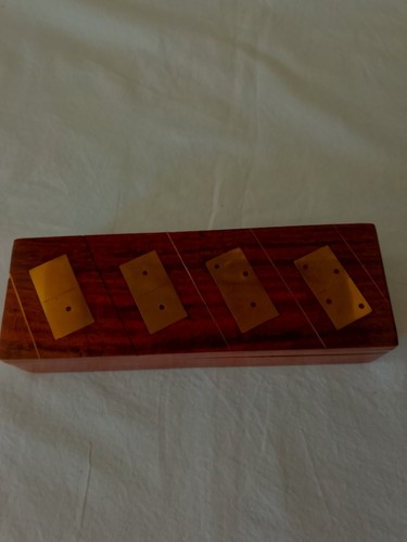 Wooden dominoes hardwood with - dominoes,