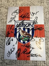 West Brom Signed A4 Photo