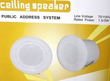 2x Ceiling Speaker Built in 3W