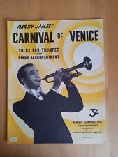 Harry James Carnival of Venice for trumpet and piano