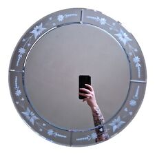 John Lewis Circular Venetian Style Mirror 48cm Diameter D Rings + Hanging Wire