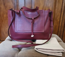 Brand New Medium Radley "Farthing Downs" Grab/ Cross Body Bag In Merlot