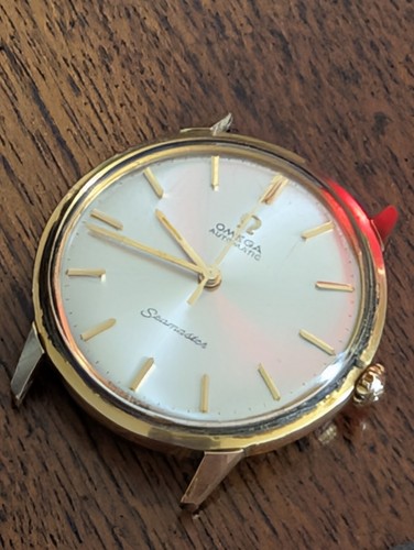 Gold omega seamaster - seamaster, men's