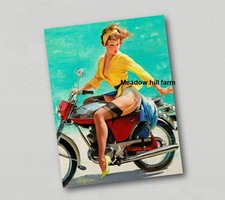 Fridge magnet Pin up Girl