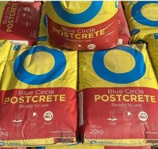 Blue circle postcrete - blue,
