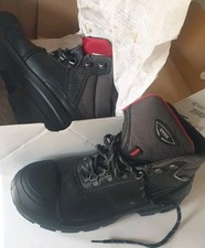 Uvex Grey Black Red Safety Work Boots Trainers Size UK 6/Eur 39