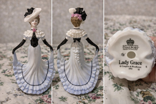 Coalport miniature lady - coalport, “lady