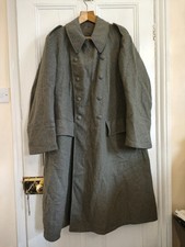 Genuine Vintage WWII Era 1942 Swedish Army Wool Greatcoat, 44"