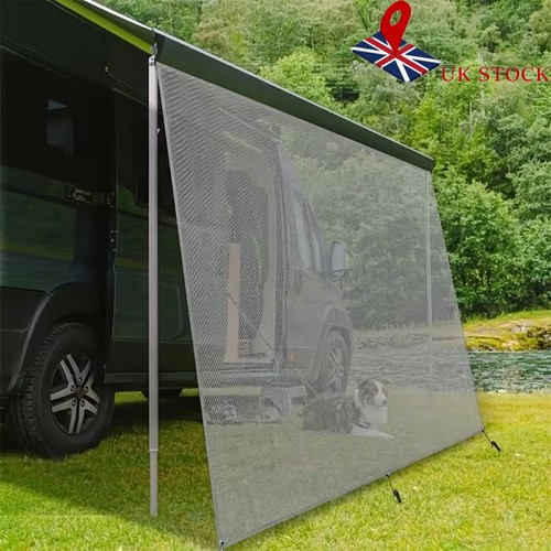 Awning sun shade screen - rv,