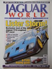 Jaguar World Monthly June 2003 Lister Storm GT XJ40 E-Type V12 D-Type XJ-S XJ