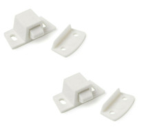 2 X Plastic Cupboard Catch