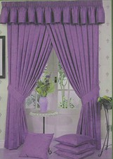 LAUREN PURPLE MARBLE EFFECT READY MADE DECORATIVE PELMET 351cm LUXURY STYLE