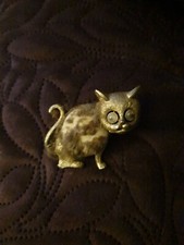 VINTAGE - JJ Jonette -JEWELLERY - Old Cat !!!!! - BROOCH - Pin - RARE