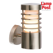 Saxby 13798 Bliss Outdoor Garden IP44 Stainless Steel Wall Lantern Light