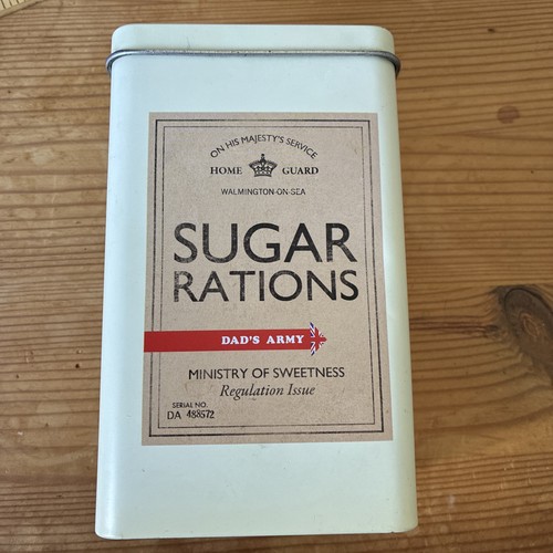 Dads army themed tea tin - tea,