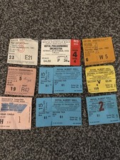 Vintage Concert Ticket Stubs