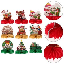  9 Pcs Honeycomb Decoration