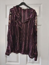 Vintage 1970s 1980s silk M