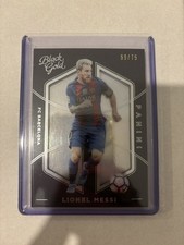 2016-17 Panini Black Gold Soccer Lionel Messi /75 Fc Barcelona