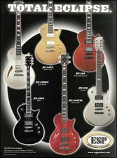 ESP Eclipse Series guitar ad EC-1000 EC-300AT EC-300P EC-300 EC-100 EC-304FM