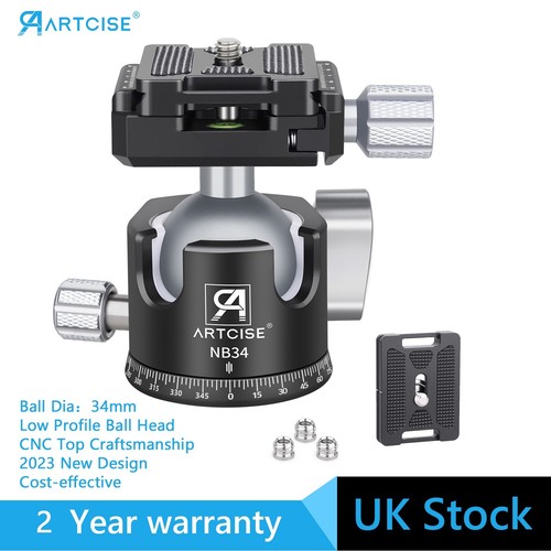 Low profile ball head - low, 34mm