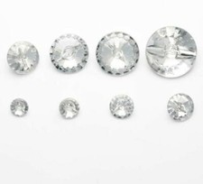Diamante Style Shank Buttons Various Sizes and Quantity Available