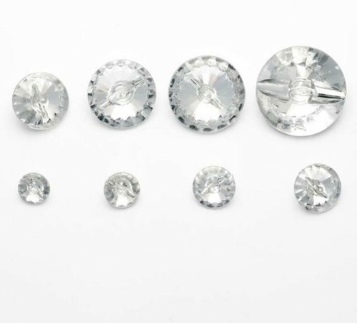 Diamante style shank buttons - style,