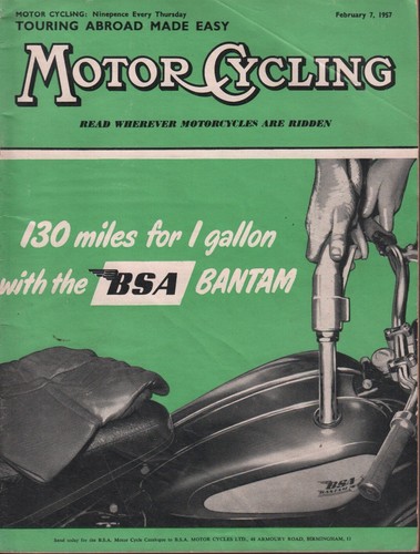 Motor cycling february 1957 - cycling,
