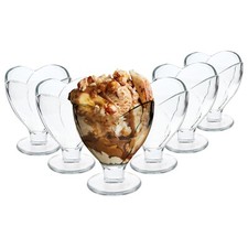 Glass Dessert Bowl Sundae Ice
