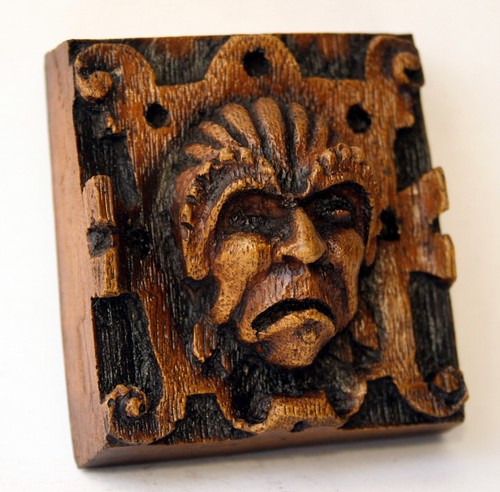 Medieval ornament plaque - ornament,