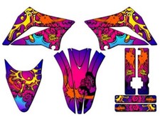 2010-2023 KLX 110 ZANY Pink Senge Graphics Kit Compatible with Kawasaki