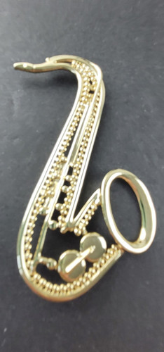 Saxophone brooch extra - brooch,
