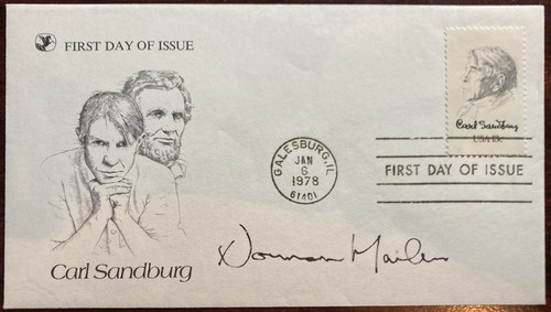 Norman mailer signed carl - norman, mailer-*signed*