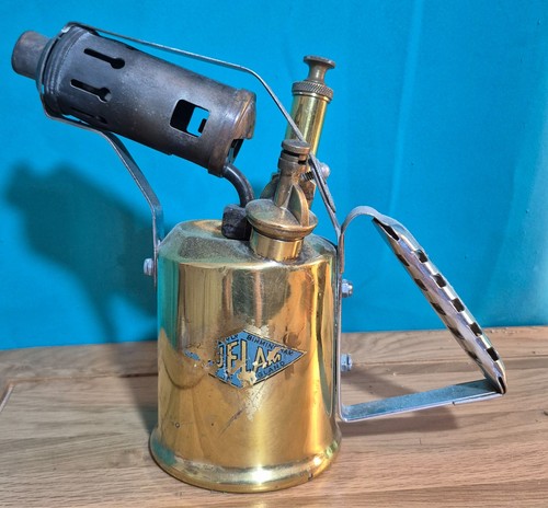 Vintage brass buflam - brass, blow